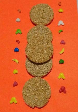 A picture of Sesame Barfi.