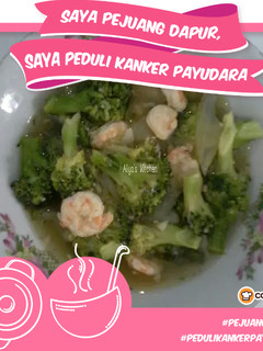 Foto resep Brokoli cah udang