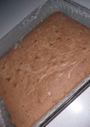 Una foto de Brownie con cacao dulce