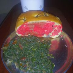 A picture of Buttered managu,focaccia bread&tea #4weeksChallenge.