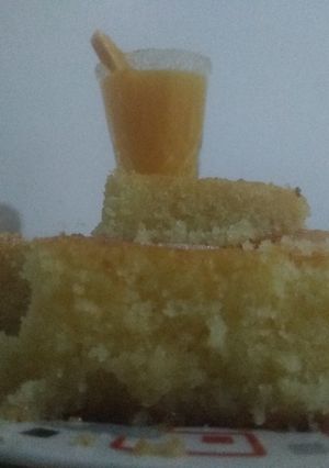 صورة لوصفة بسبوسة بالبرتقال