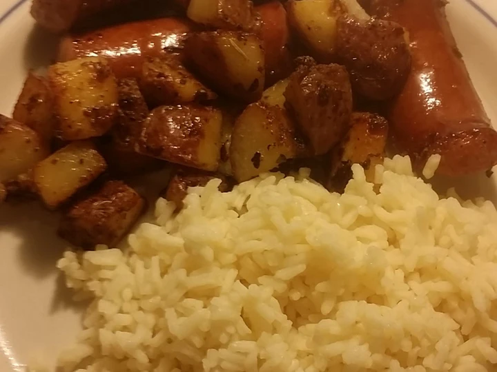 Recipe Taisen&amp;#39;s husband&amp;#39;s fried kielbasa and potatoes the So Delicious Tasty
