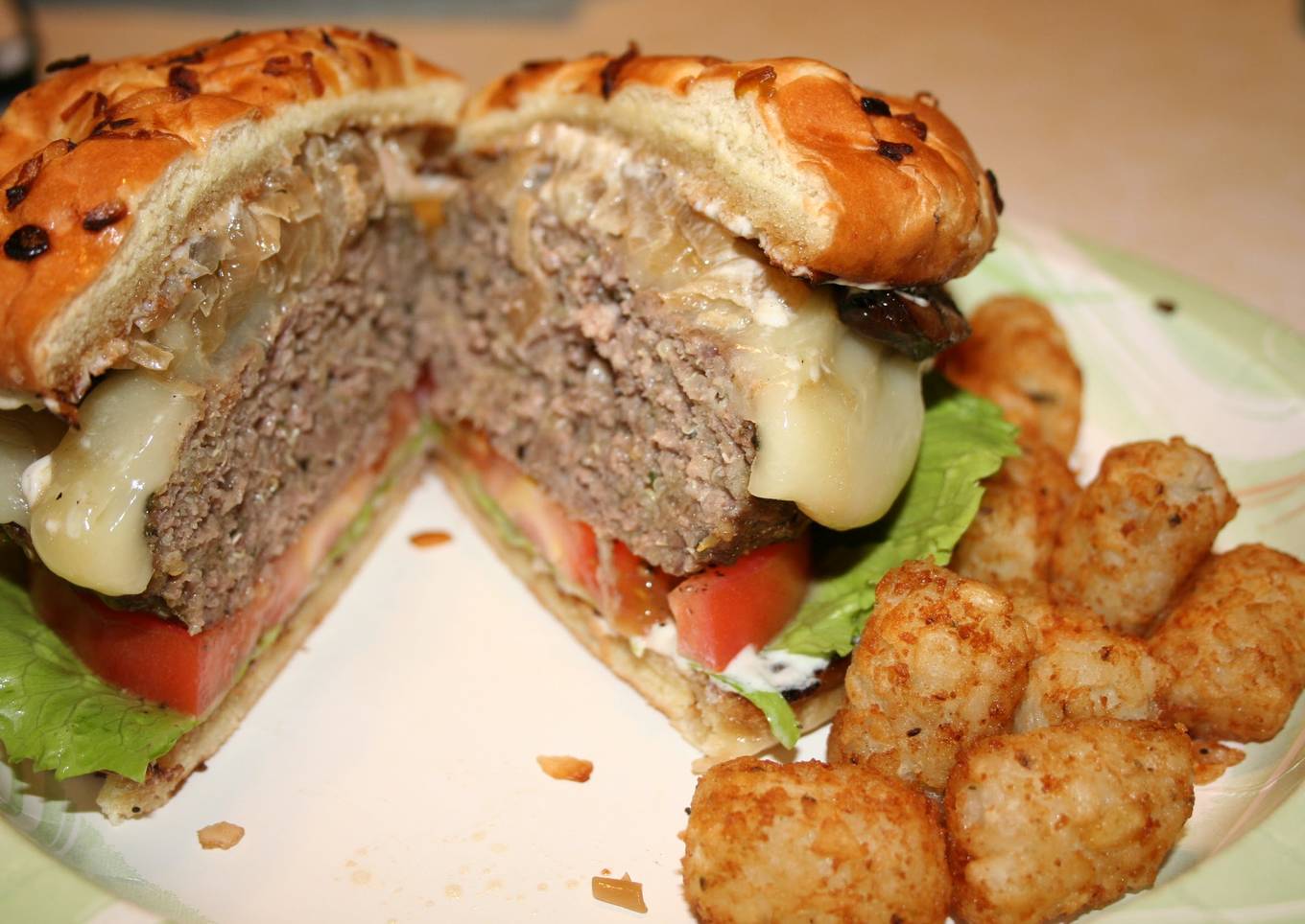 Mushroom Quinoa Burgers with Roasted Garlic & Thyme Mayonnaise