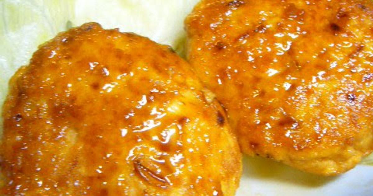 Shiny Teriyaki Tofu Hamburger Recipe by cookpad.japan Cookpad