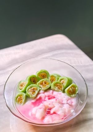 Foto resep Es Pisang Ijo