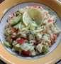 Easy Way Prepare Recipe Lemon Orzo Veggie Salad with Chicken that is Delicious, So Delicious}