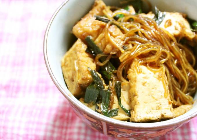 Mapo Cellophane Noodles for Vegetarians