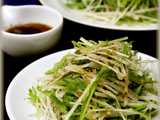 daikon leaf salad