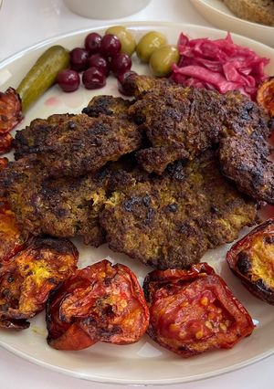 عکسی از دستور کباب تابه ای رژیمی
