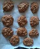 Galletas de avena, miel y cacao