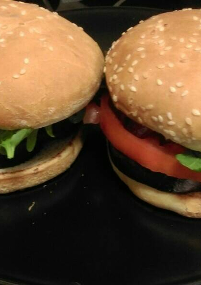 Una foto de Hamburguesa de berenjena