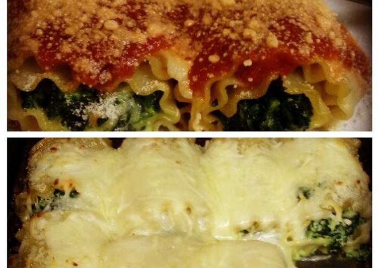 Simple Way to Prepare Homemade Lasagna spinach roll