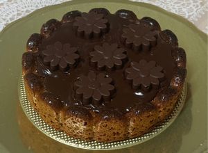 Foto di Torta di Mandorle e Arancia con Ganache