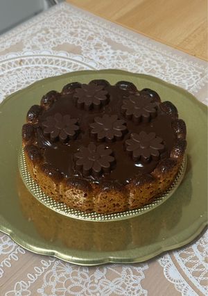 Foto di Torta di Mandorle e Arancia con Ganache