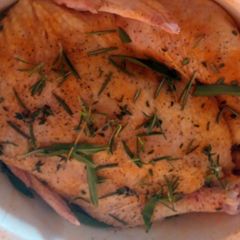 A picture of Easy Crock Pot Chicken No liquid required.