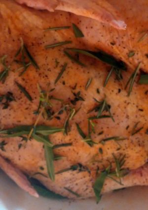 A picture of Easy Crock Pot Chicken No liquid required.