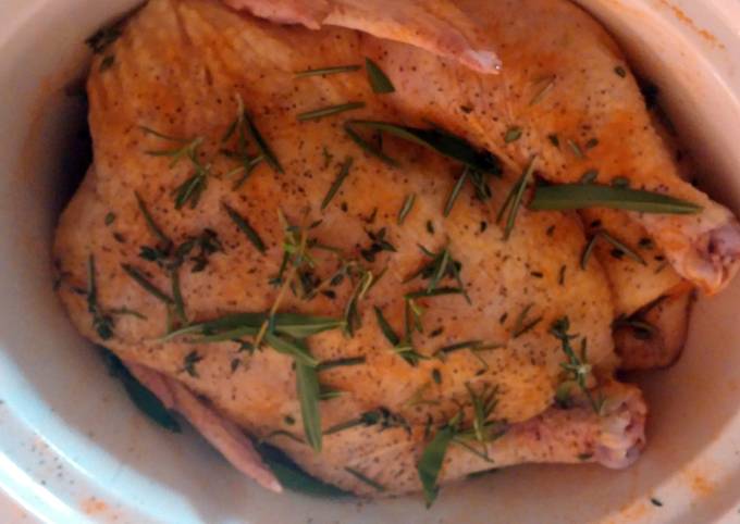 How to Prepare Perfect Easy Crock Pot Chicken No liquid required