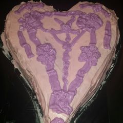A picture of Lu's vanilla cake.
