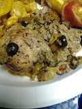 Tagine style chicken with preserved lemons