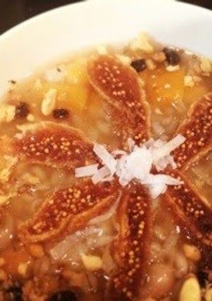 A picture of Aşure, Noah's Pudding (Turkish Cuisine).