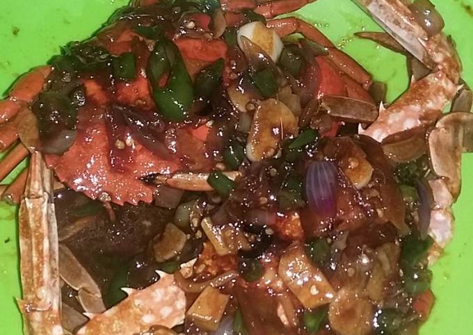 Kepiting saus tiram simple