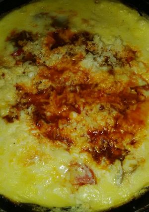 Foto resep Omlet ala pizza
