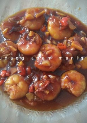 Foto resep Udang asam manis