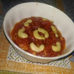 A picture of Hyderabadi tamatar ki chutney.