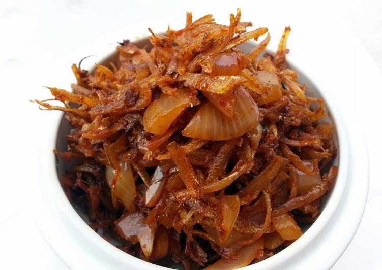 Spicy Fried Dried Anchovies /Sambal Ikan Bilis
