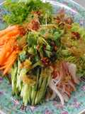 Somen Noodles with Lots of Vegetables and Leek Sauce