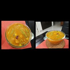 A picture of Sambar (easy and quick recipe).