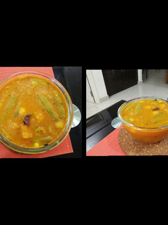 A picture of Sambar (easy and quick recipe).