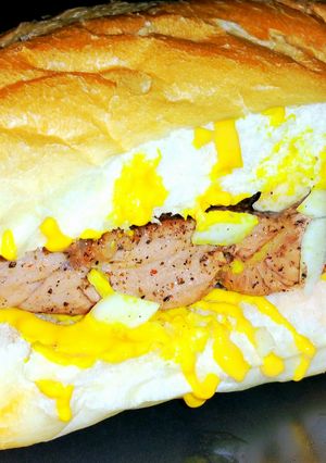 A picture of Mike's Easy Prego Steak Sandwiches.