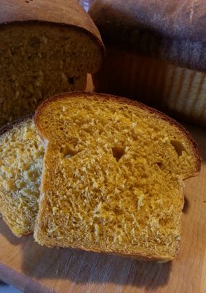 A picture of Pumpkin Yeast Bread.