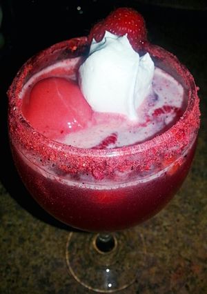 A picture of New Years"Very Berry Sorbert Cosmo.