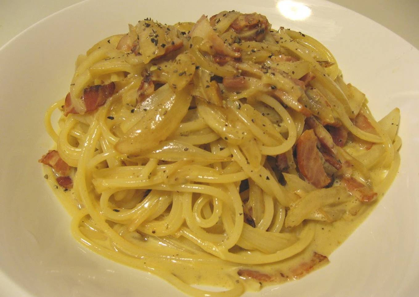 Easy and satisfying carbonara