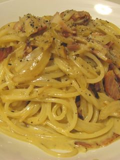 A picture of Easy & Satisfying Carbonara.