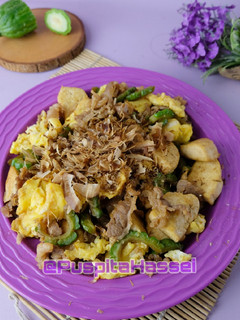 Foto resep Goya Champuru (Tumis Pare ala Okinawa Jepang) versi Halal