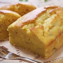 A picture of Moist and Delicious Yogurt Banana Cake.