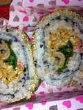 Korean-style Spicy California Rolls with Five Grain Rice
