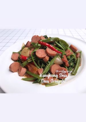 Foto resep Kangkung Sosis Saus Teriyaki