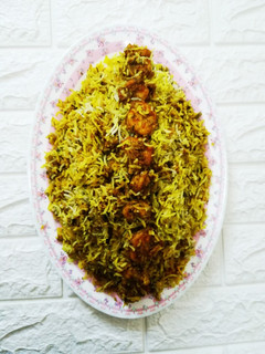 عکسی از دستور پلو میگو