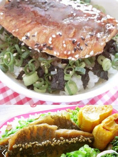 A picture of Horse Mackerel Kabayaki.