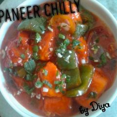 A picture of Paneer chilli.
