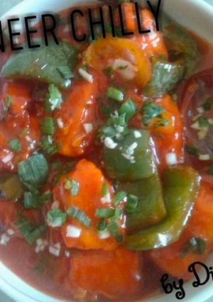 A picture of Paneer chilli.