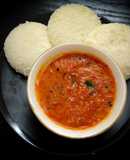 Tomato Garlic Chutney : Perfect with Hot Idlies