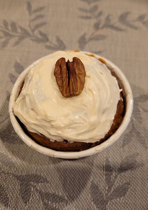 Foto resep Carrot Dates Muffin with Cream Cheese Fillings