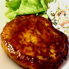 A picture of Meat-Free Silken Tofu Hamburger.