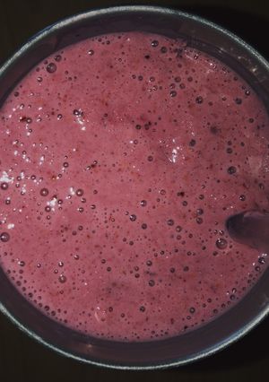 Una foto de Smoothie de frutos rojos