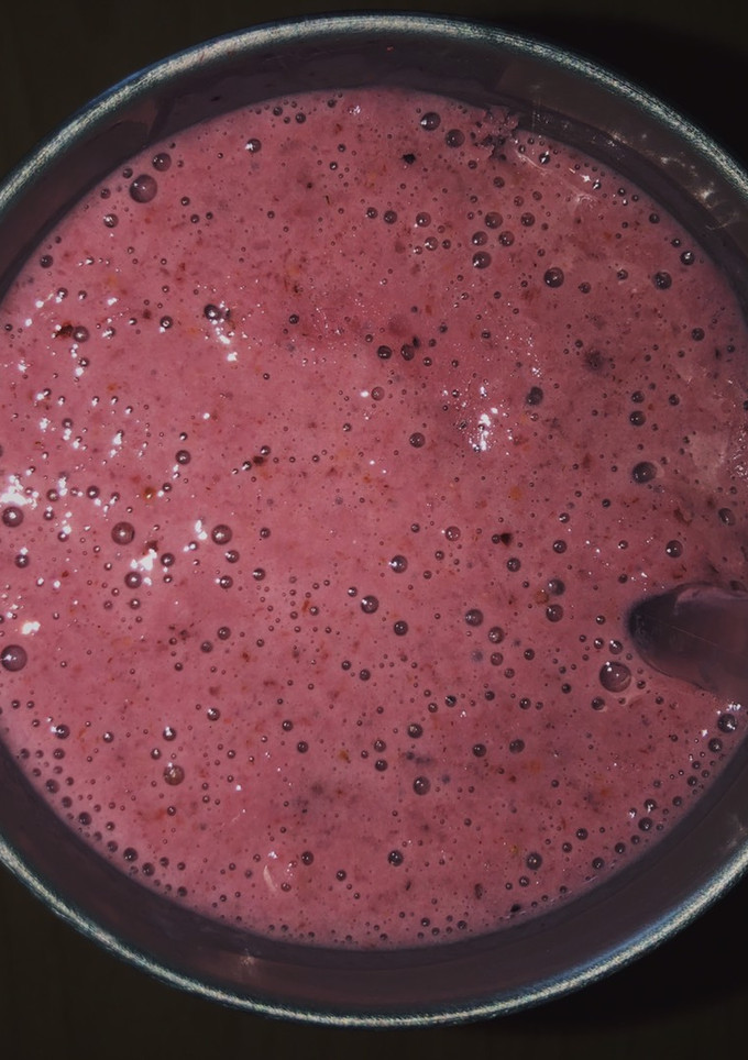 Una foto de Smoothie de frutos rojos